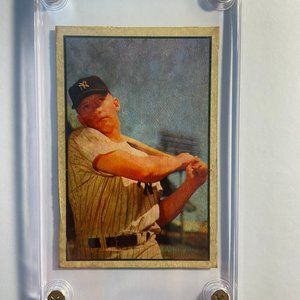 Mickey Mantle baseball card - AGED REPRINT